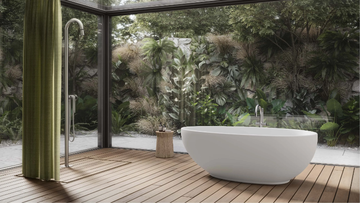 DESIRE - Freestanding oval acrylic bathtub by Jacuzzi® - view 3