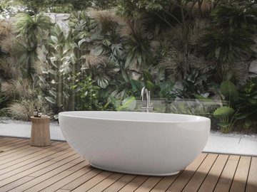 DESIRE - Freestanding oval acrylic bathtub by Jacuzzi® - view 2