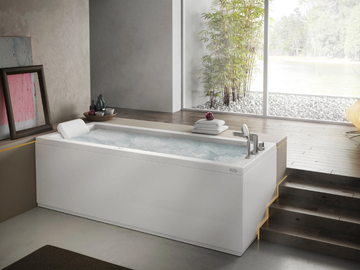 ENERGY 160 - Hydromassage rectangular bathtub by Jacuzzi® - view 2