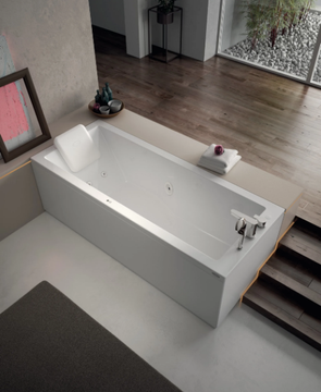 ENERGY 180 - Hydromassage rectangular bathtub by Jacuzzi® - view 3