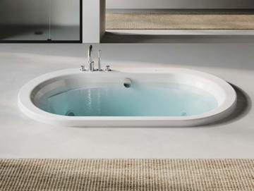 OPALIA - Built-in hydromassage oval bathtub by Jacuzzi® - view 2