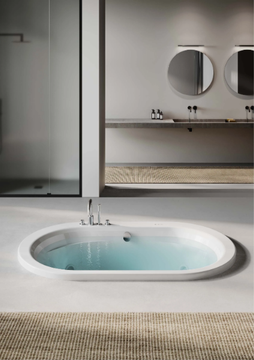 OPALIA - Built-in hydromassage oval bathtub by Jacuzzi® - view 3