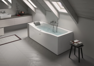 THE ESSENTIALS VERSA - 2 seater hydromassage rectangular bathtub by Jacuzzi® - view 3