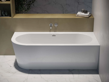SILBA - Corner oval acrylic bathtub by Jacuzzi® - view 3