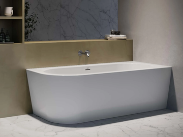 SILBA - Corner oval acrylic bathtub by Jacuzzi® - view 2