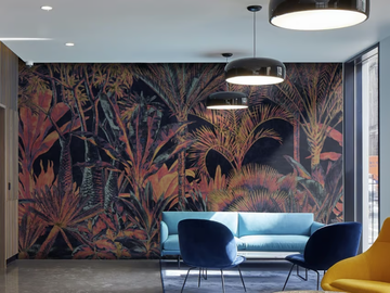 CAVE PAINTING - Wallpaper with floral pattern by Jannelli&Volpi - view 2