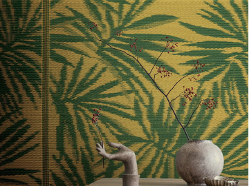 IKENOBO - Juncus wallpaper with floral pattern by Jannelli&Volpi - view 2