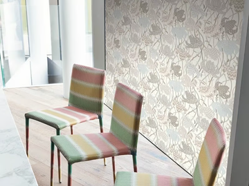 LILIUM - Nonwoven wallpaper with floral pattern by Jannelli&Volpi - view 2