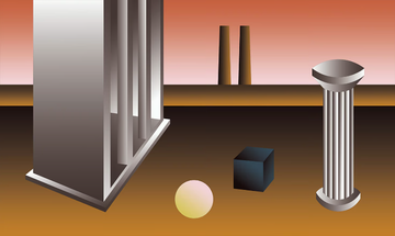 POSTMODERNO#1 - Contemporary style landscape wallpaper by Jannelli&Volpi - view 3
