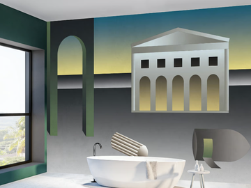 POSTMODERNO#2 - Contemporary style landscape wallpaper by Jannelli&Volpi - view 2