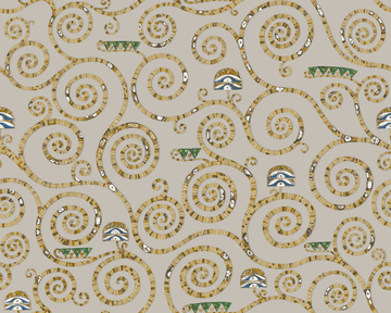 ACADEMY - A TRIBUTE TO GUSTAV KLIMT - Motif vinyl wallpaper by Jannelli&Volpi - view 3
