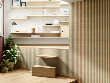 FUSUMA - Striped juncus wallpaper by Jannelli&Volpi - view 2