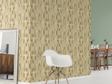 PAINTED SQUARES - Geometric nonwoven wallpaper by Jannelli&Volpi - view 2