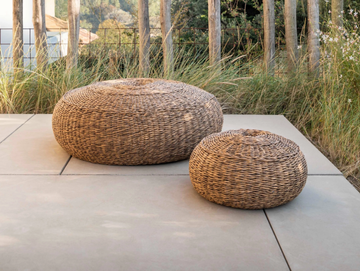 DONUT - Round wicker garden pouf by Jardinico - view 3