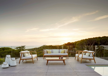 FLEXX - 3 seater acrylic garden sofa by Jardinico - view 3