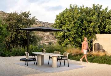 COMO ORGANIC DINING TABLE - Oval Concrete and cement-Based materials table by Jardinico - view 3
