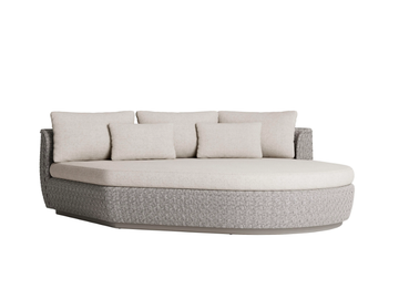 TONDO MODULAR ORGANIC SOFA ISLAND - Modular rope garden sofa by Jardinico - view 2