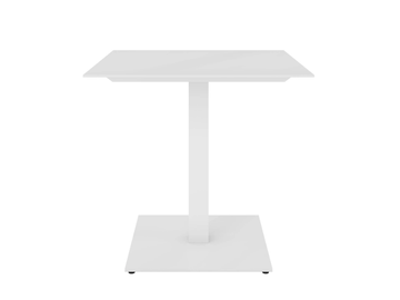 KUDOS - Square powder coated aluminium table by Jardinico - view 2