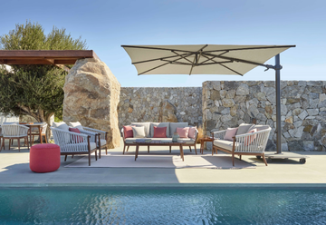 LEGNA - 3 seater acrylic garden sofa by Jardinico - view 3
