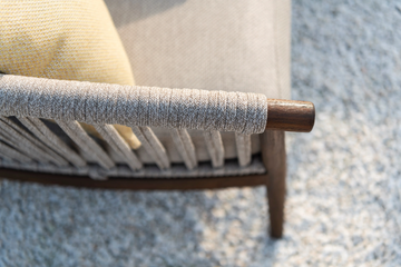 LEGNA - Upholstered acrylic garden armchair by Jardinico - view 3