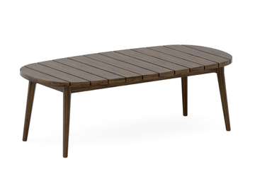 LEGNA - Oval teak coffee table by Jardinico - view 2