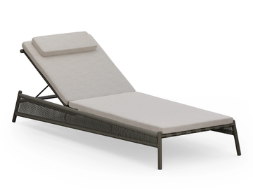 SCOOP - Recliner fabric sun lounger by Jardinico - view 3