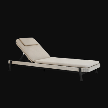NERO - Recliner rope sun lounger by Jardinico - view 3