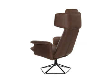 ORIGAMI - Leather armchair with headrest by Jess - view 3
