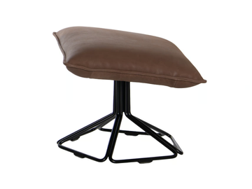 ORIGAMI - Upholstered leather footstool by Jess - view 2