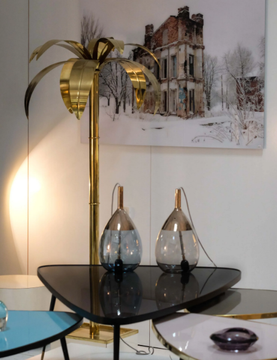 MALIBU PALM TREE - Brass floor lamp by Jover+Valls - view 3