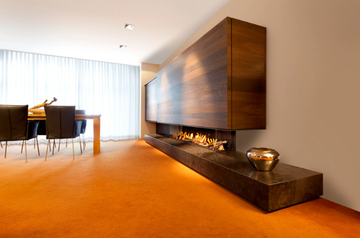 G170/37S - Corner gas fireplace by KALFIRE - view 3