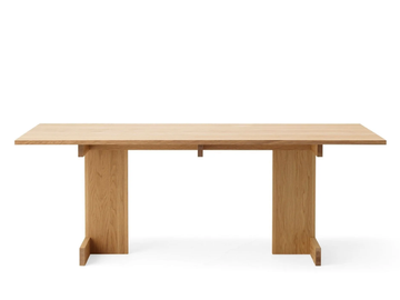 A-DT01 - Rectangular wooden dining table by KARIMOKU - view 3