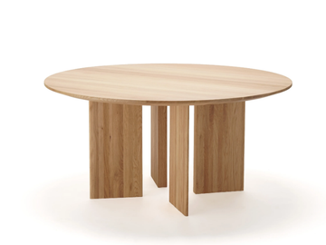 A-DT03 - Round wooden dining table by KARIMOKU - view 2