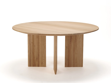 A-DT03 - Round wooden dining table by KARIMOKU - view 3
