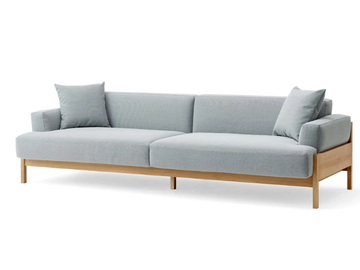 A-S01 - 3 seater fabric sofa by KARIMOKU - view 3