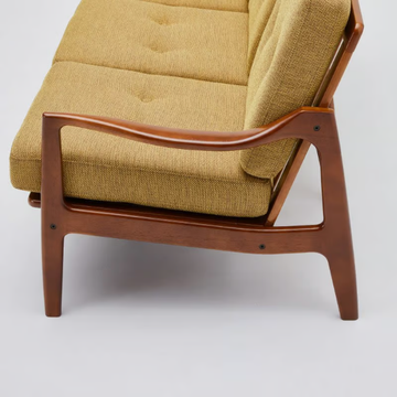 FRAME - Fabric easy chair with armrests by KARIMOKU - view 3
