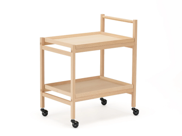 N-T01 - Wooden drinks trolley by KARIMOKU - view 2