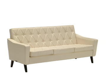 LOBBY - 3 seater vinyl leather sofa by KARIMOKU - view 2