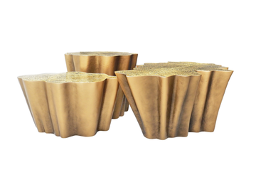GAIA K1084 A-C - Low fiberglass coffee table by KARPA - view 2