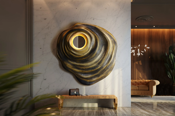 HORUS - Framed fiberglass mirror by KARPA - view 3