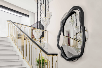 TWISTED L - Wall-mounted framed mirror by KARPA - view 3