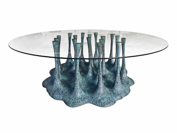 AMAZONIA K2008A - Round fiberglass table by KARPA - view 2