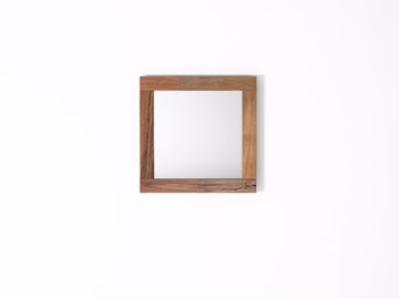 ORGANIK OR30-TMH - Square wall-mounted framed mirror by KARPENTER - view 2