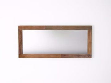 ORGANIK OR35-TMH - Rectangular wall-mounted framed mirror by KARPENTER - view 2