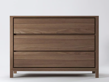 SOLID - Classic style wooden chest of drawers by KARPENTER - view 3