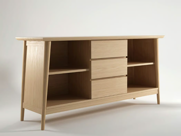 VINTAGE - Wooden sideboard with drawers by KARPENTER - view 2