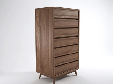 VINTAGE - Wooden chest of drawers by KARPENTER - view 2