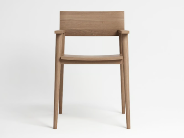 VINTAGE - Solid wood chair with armrests by KARPENTER - view 3