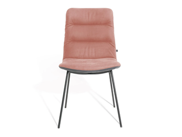 ARVA LIGHT - Upholstered stackable chair by KFF - view 2