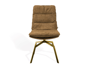 ARVA - Swivel upholstered trestle-based chair by KFF - view 2
